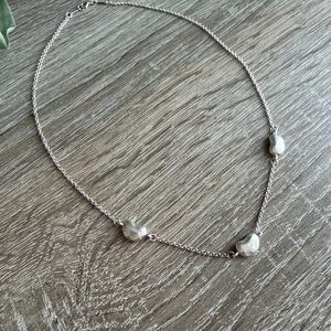 Tiffany & Co RARE Silver Peretti Triple Three 3 Bean Necklace!